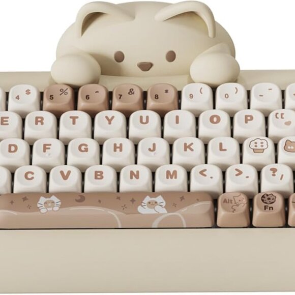 YUNZII C68 Wireless Mechanical Keyboard,65% Layout,Hot Swap,Triple Mode BT5.0/2. - Picture 4 of 16